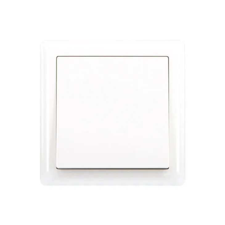 PC UK Standard 1-Gang Plate Wall Light Switch